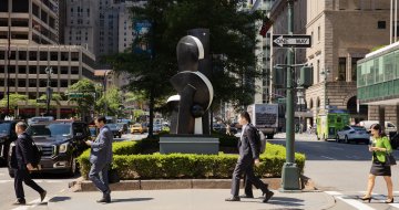 Sophia Vari Sculpture on Park Avenue